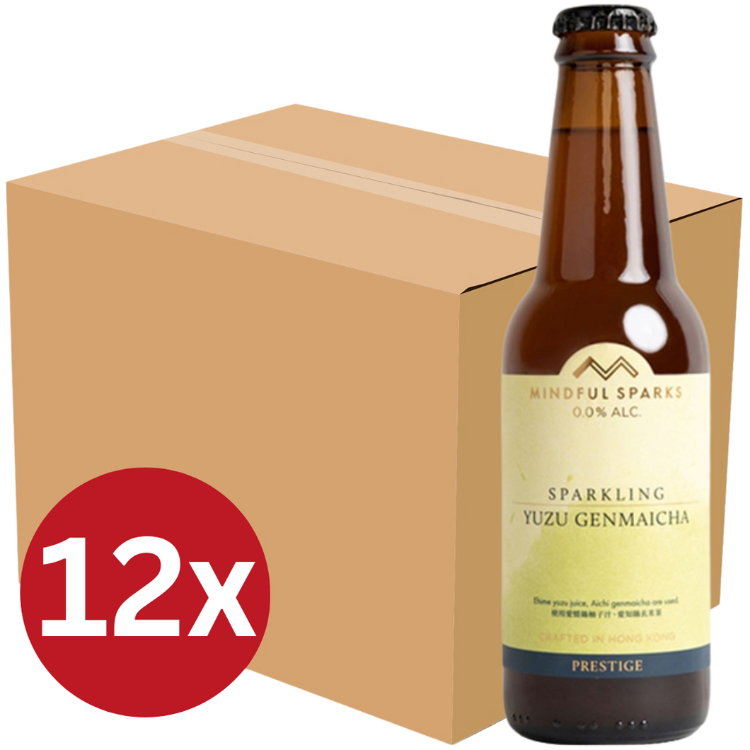 Mindful Sparks Sparkling Yuzu Genmaicha 12x245ml