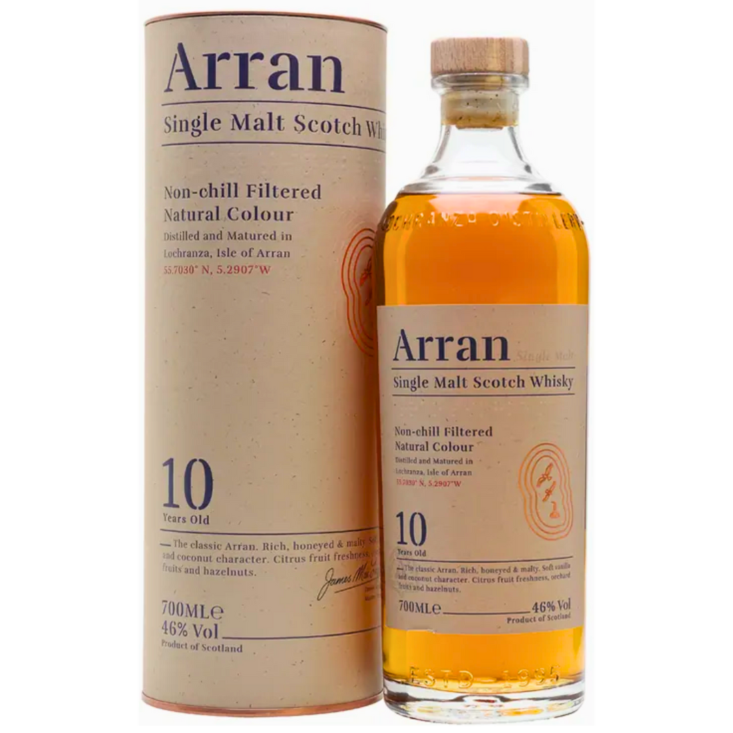 Arran 10 Year Old Single Malt Scotch Whisky 700ml