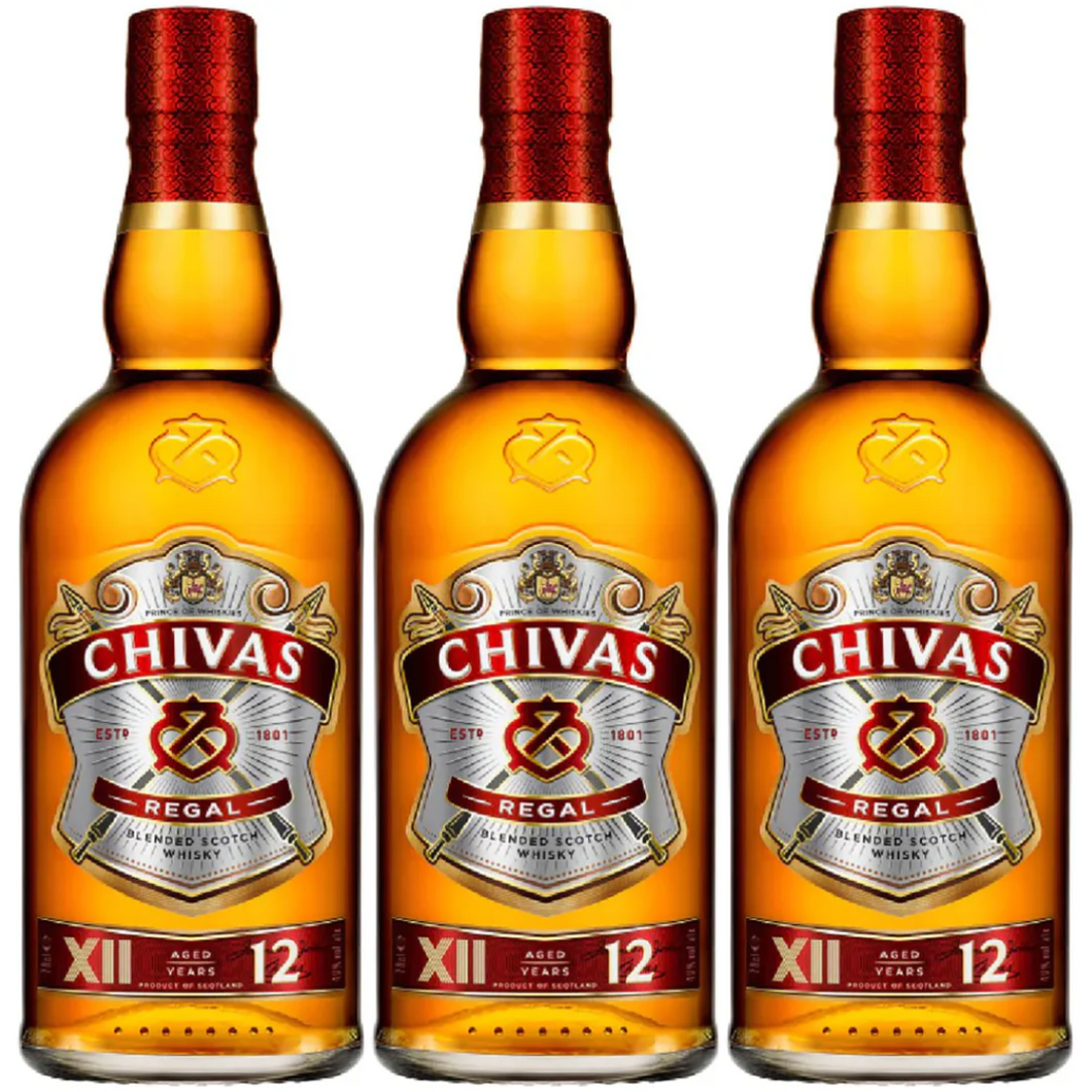 Chivas Regal 12 1000ml x 3