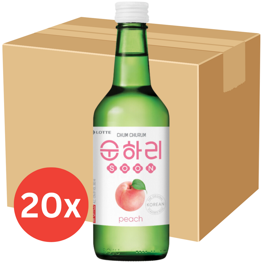 Chum Churum Soonhari Peach Soju 20 x 360ml