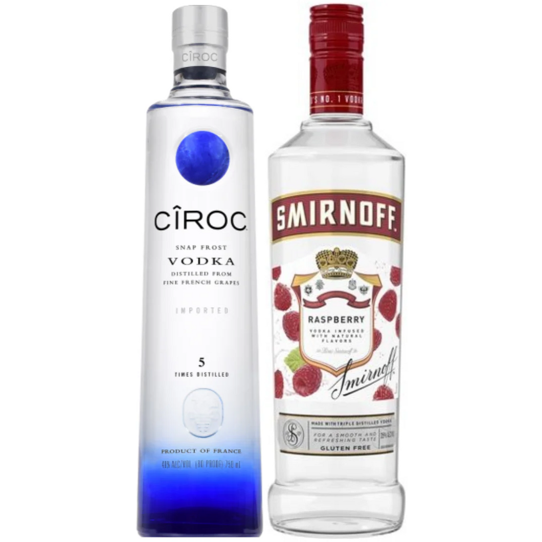 Ciroc + Smirnoff