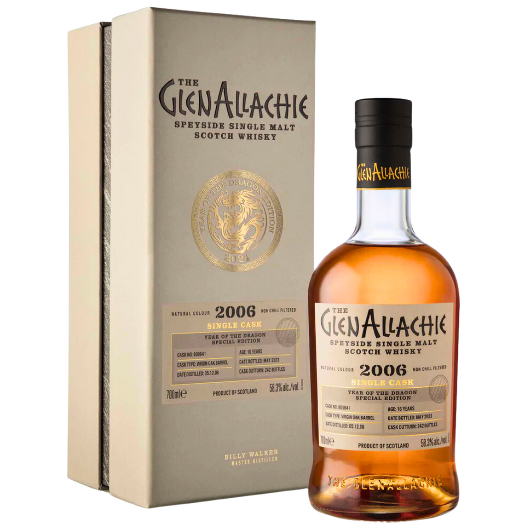 GlenAllachie Year of the Dragon Special Edition 2006 16 Year Old Single Cask 700ml