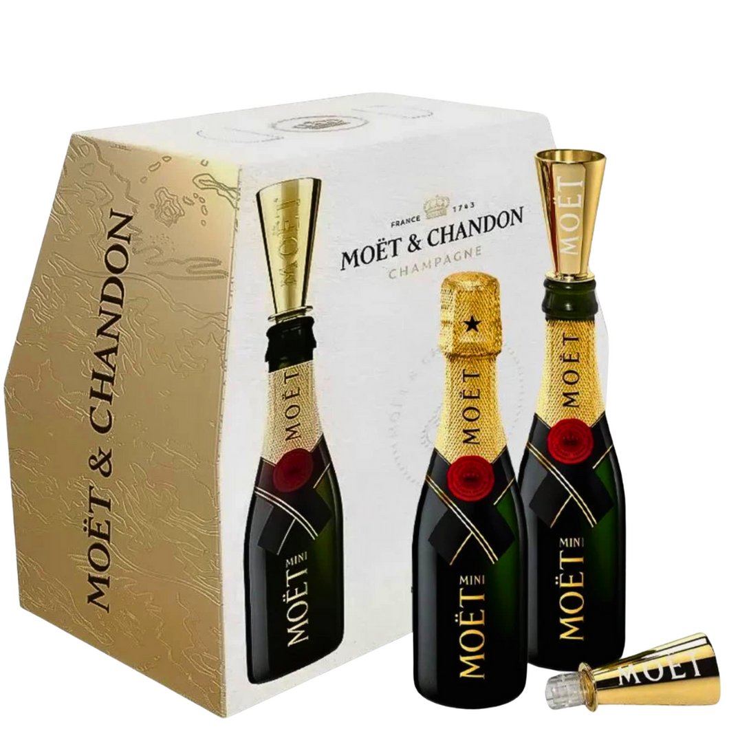 Moet & Chandon Imperial Brut Mini Gift Set 200ml x 6 with 6 flute