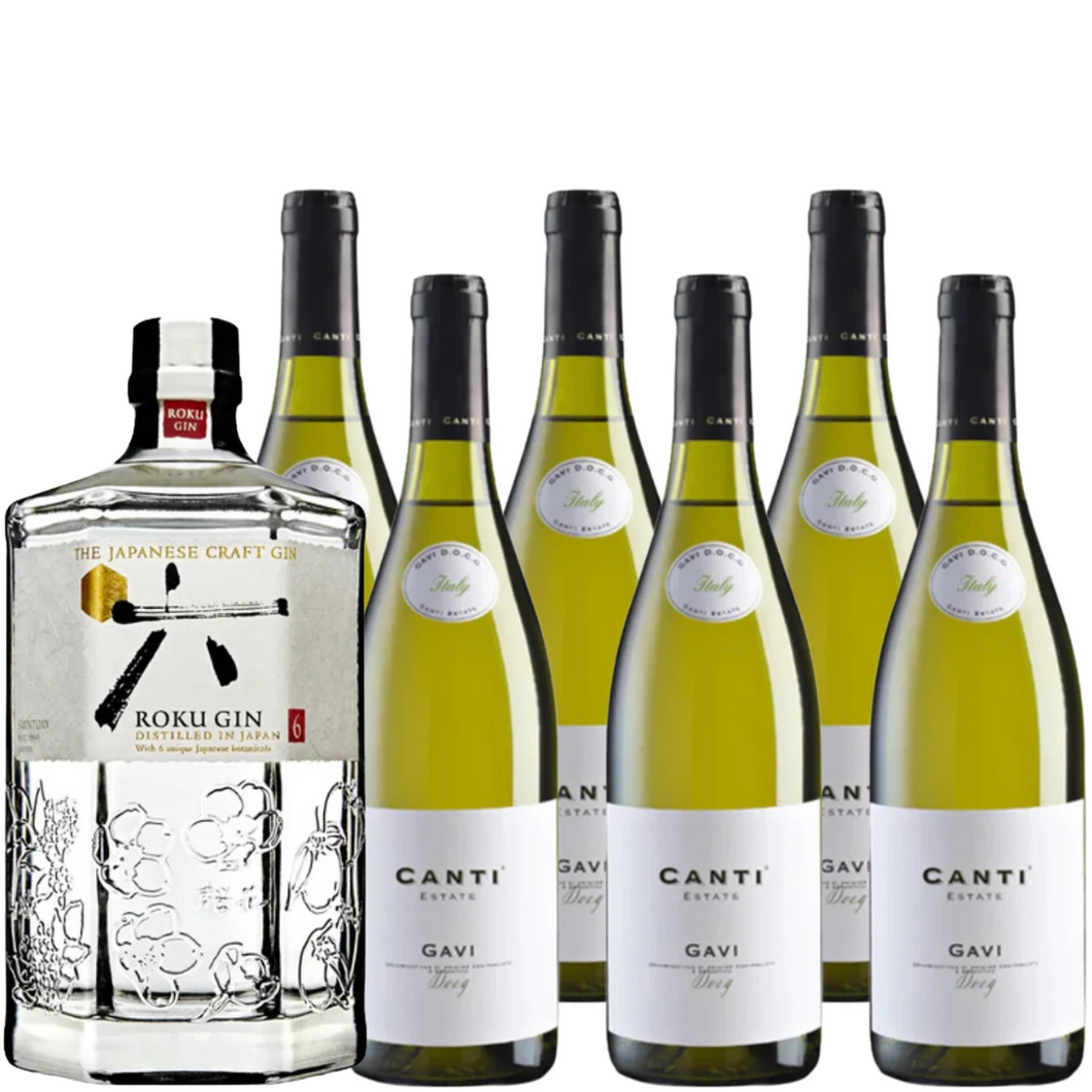 Roku Gin + Canti Gavi Docg White Young