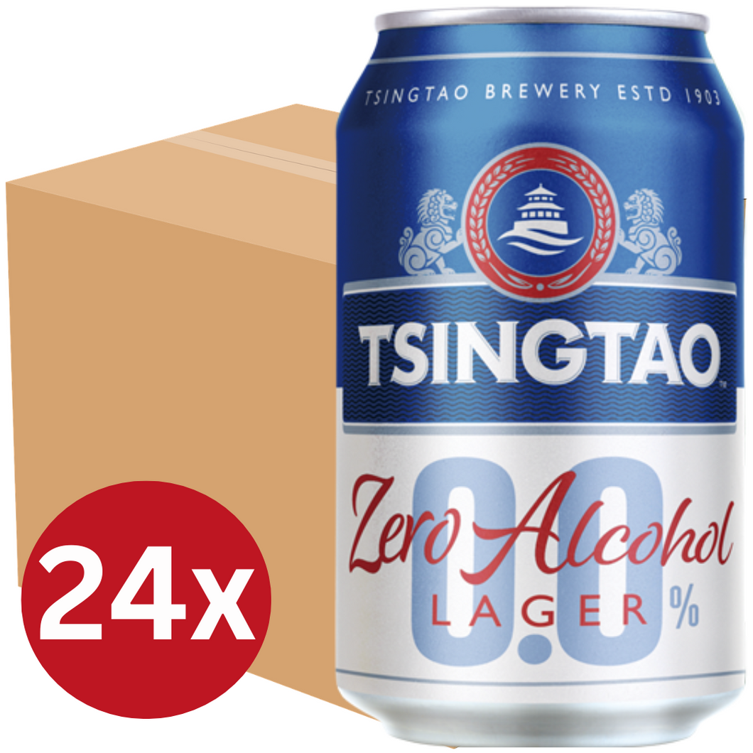 Tsing Tao Non-Alcoholic Beer Can 24x330ml